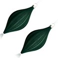 thumbnail image 3 of JYYYBF Christmas Cone-Shaped Velvet Ornaments, 2Pcs Christmas Tree Ornaments Set with Hanging Loop, Christmas Hanging Decor, 3 of 9