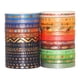 thumbnail image 2 of 26x Cinta Adhesiva Adhesiva DIY Autoadhesiva Brillo Washi sanía Decoración Zulema Cintas decorativas para álbumes de recortes, 2 of 8