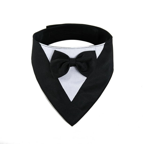 Zhuge Bandana para perros 1 pieza, ligera, de secado rápido, mezcla de poliéster, bufandas triangulares, baberos, pañuelo ajustable para perros, regalo para mascotas, XS, negro