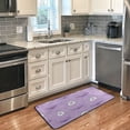 thumbnail image 4 of 39x20 Inch Non-Slip Floor Mat Hallway Runner Rug Entrance Floor Mat Runner for Kitchen and Living Room Cute Purple Ghost Pattern, 4 of 8