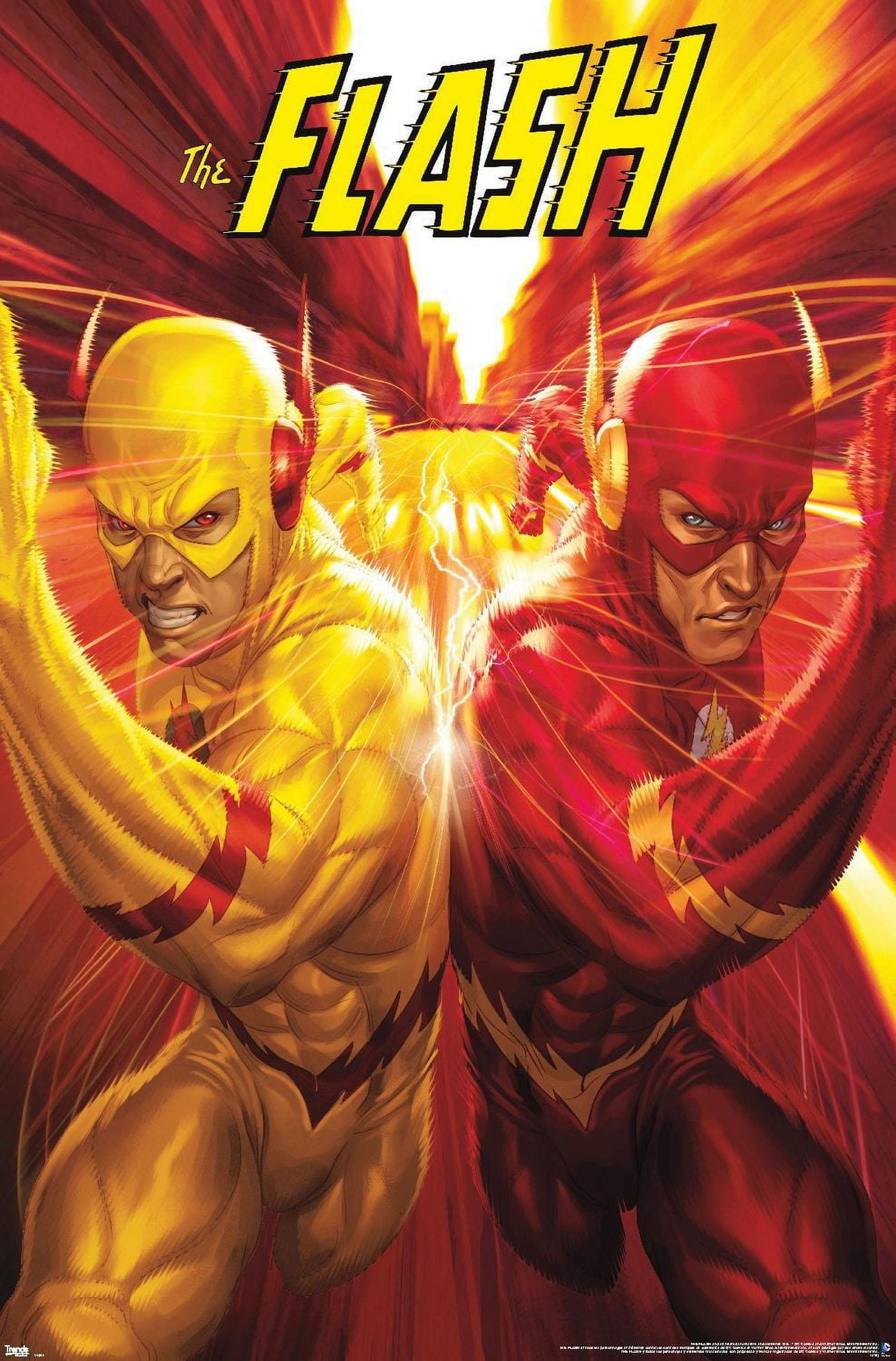 DC Comics - The Flash and The Reverse Flash - Race Wall Poster, 22.375" x 34"