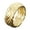Gold, variant on Men Women's Braided Twist Ring Vintage Stainless Steel Personalized Hip Hop Ring Band Finger Jewelry Gold Size 10