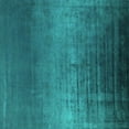 thumbnail image 1 of Ahgly Company Machine Washable Indoor Square Oriental Turquoise Blue Industrial Area Rugs, 8' Square, 1 of 4