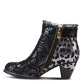 thumbnail image 2 of L`Artiste Dessa Women's Bootie with Eye-catching Metallic & Animal Print Design, 2 of 8