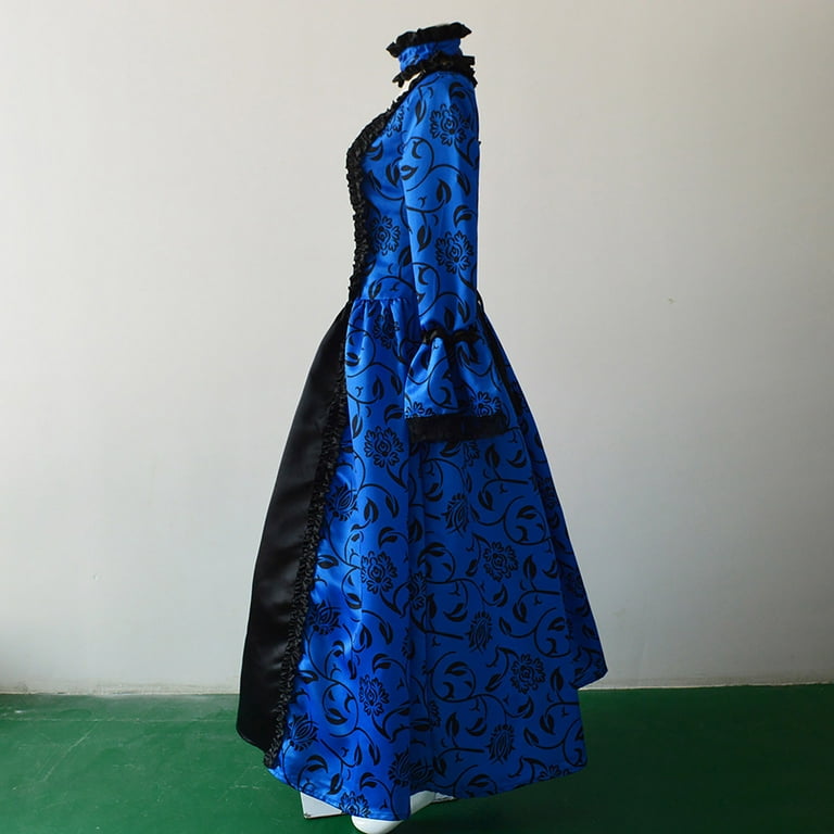 blue gothic victorian dresses