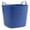 Blue, variant on HeSLehs Flexible Tub Basket 25 Liter/6.6 Gallon Plastic Multifunction Storage Tote Bin with Handles, Black (6 Pack)