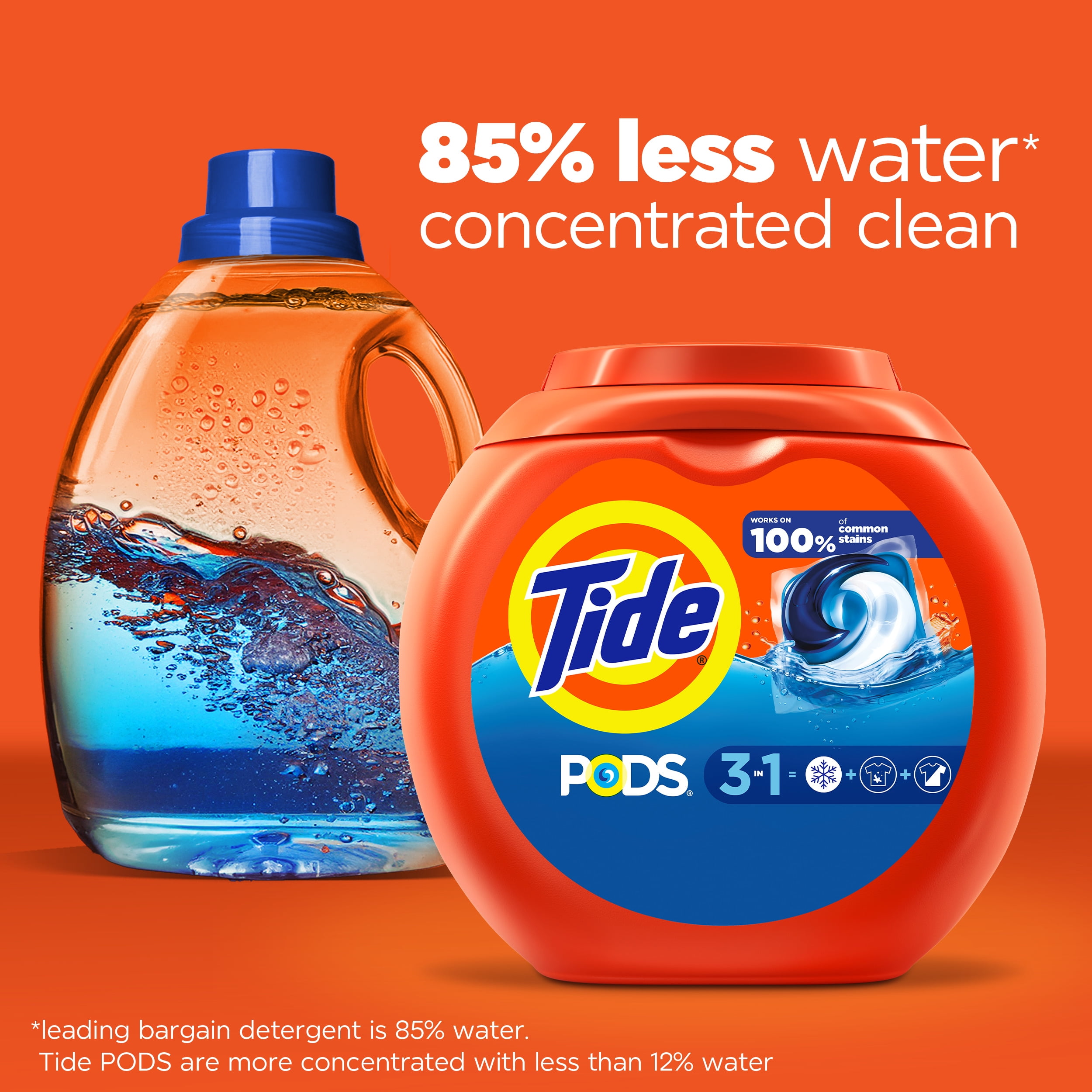 Tide PODS Liquid Laundry Detergent Pacs, Original Scent, 112 Count