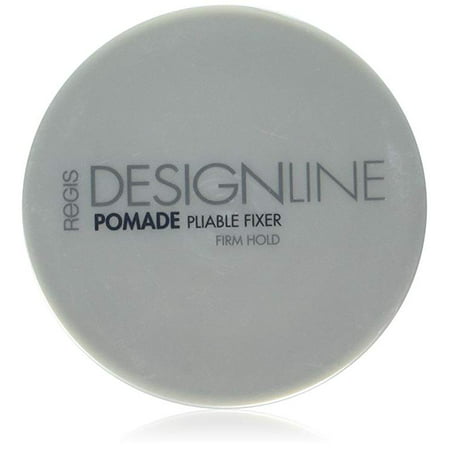 Pomade Pliable Fixer, 2 oz - DESIGNLINE - Medium Hold Styling Aid for Providing Definition, Shine, and