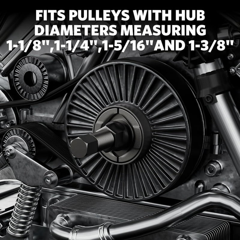 Power Steering Pulley Puller Installer Kit Vacuum/Water Pump Pulleys Installation Remover Tool Set