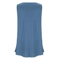 thumbnail image 5 of Weikingp Womens Camisole Tank Tops Womens Tank Tops Sleeveless Tops For Women Wide Strap Tank Tops For Women Backless Top Blue L Clearance！, 5 of 5
