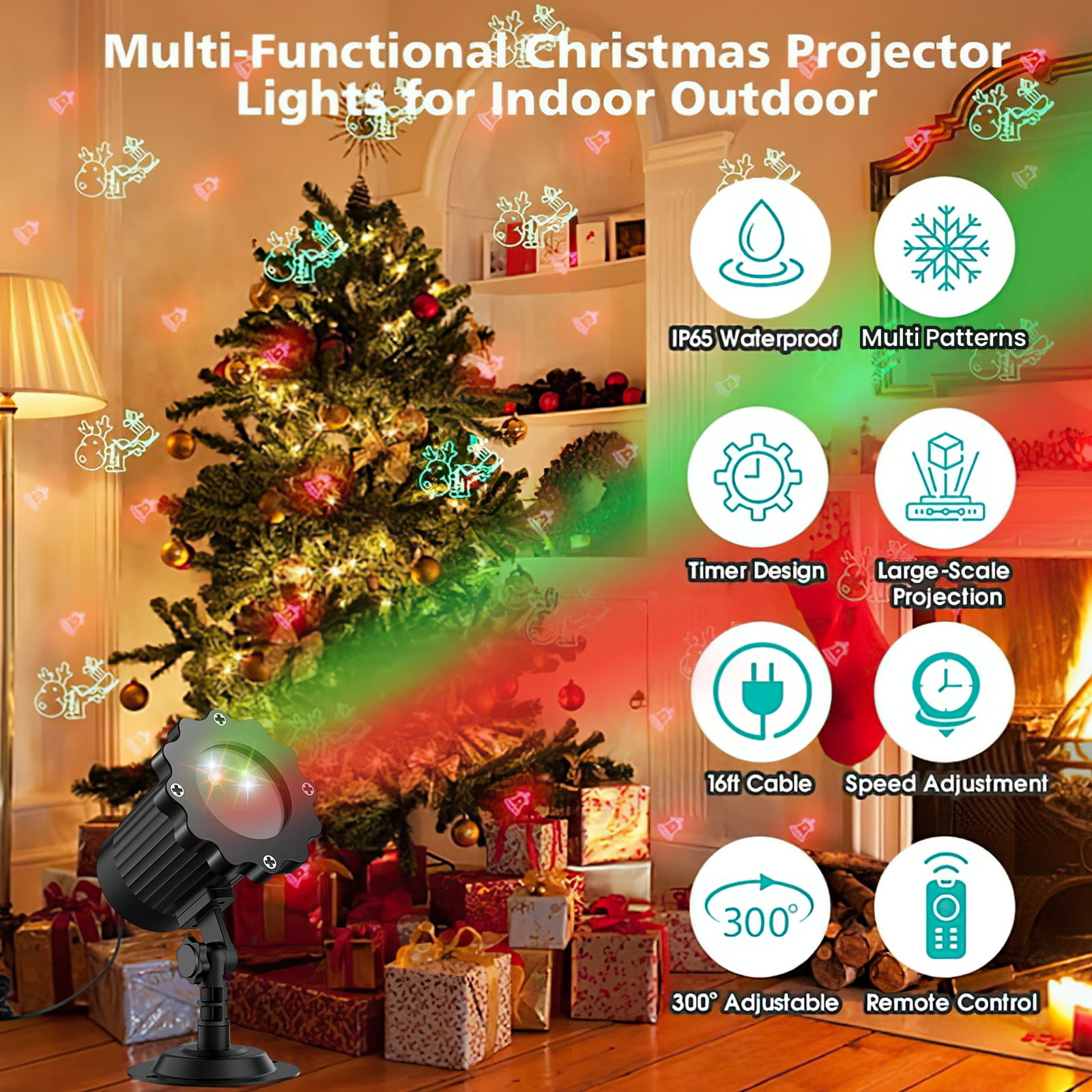 Christmas Projector Lights Outdoor