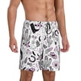 thumbnail image 2 of Easygdp Cowboy Men's Short Pajama Pants, Sleep Shorts, Household Pants, Casual Pants with Pockets - X-Large, 2 of 9
