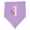 Lavender and Pink, variant on Inktastic Pink Ladybug 1st Birthday Baby Bandana Bib