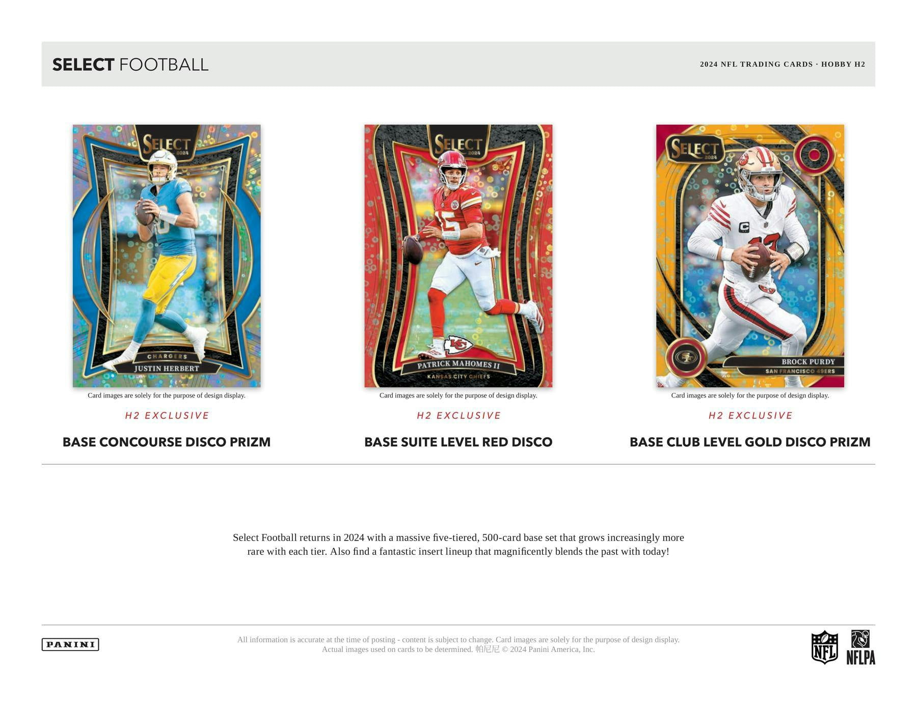 2024 Panini Select Football H2 Box