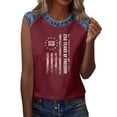 thumbnail image 5 of Trgacdwlo 1776-2026 USA 250th Anniversary Shirt Flag Print Independence Day Women's Tank Tops Freedom Womens 4th of July Shirts, 5 of 6
