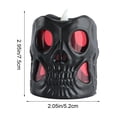 thumbnail image 3 of Konghyp Halloween Decorative Lights Plastic Imitation Candle Skull Ornament Lamp LED Electronic Night Light, Party Decoration, Soft Light Effect, Reusable Christmas Decor, Ghost Festival Ornament, 3 of 6