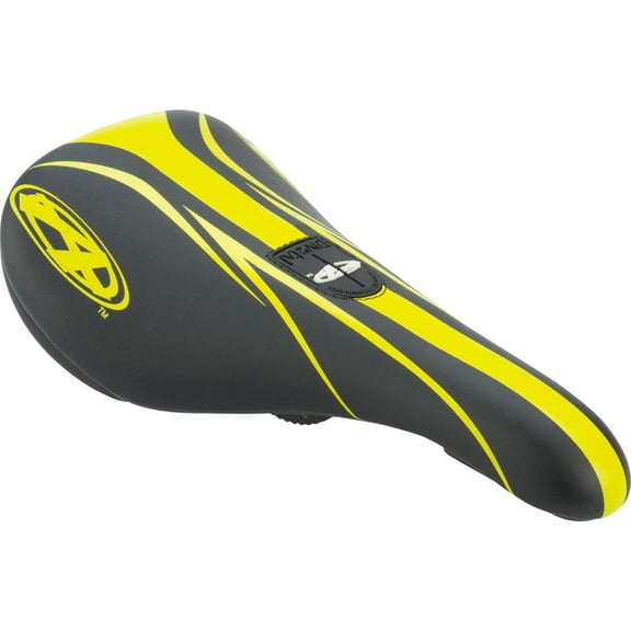 Answer BMX Pivotal BMX Seat - Pivotal, Black/Yellow