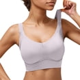 thumbnail image 1 of Brasier Mujer Sujetador Deportivo para Mujer, Acolchado, sin Costuras, Elástico, para Dormir, Cómodo, de Compresión, con Realce de Aire, Soporte Completo, para Uso Diario Mediana, 1 of 6