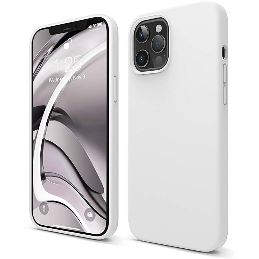 elago Compatible with iPhone 12 Pro Max Case, Liquid Silicone Case for