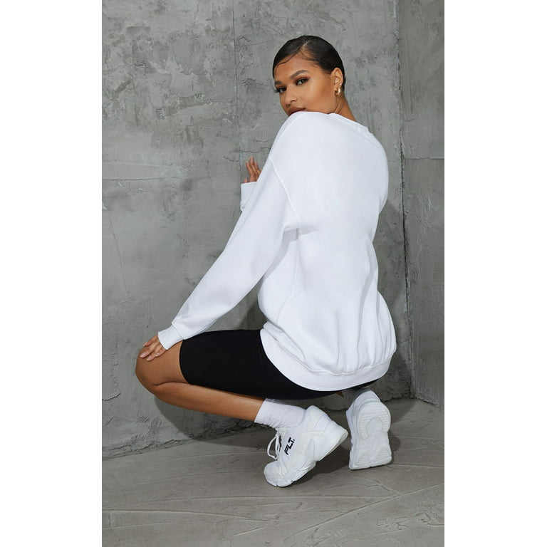New York Oversized Sweatshirt & Leggings Set (White/Navy Print) – Stylish  Diva Boutique