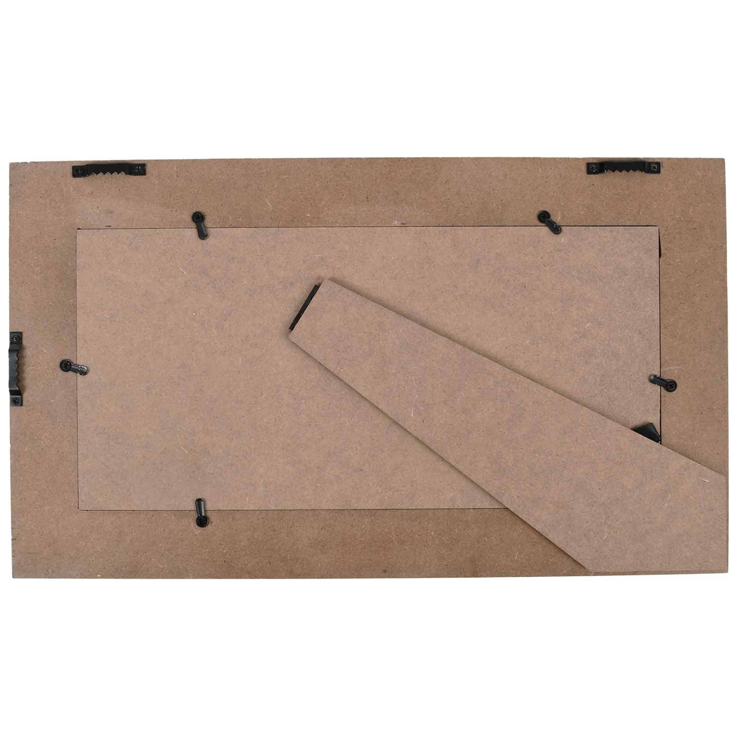 Prinz Homestead 3-Opening Collage Picture Frame 4x6 Photos, Gray, Tabletop or Wall Display