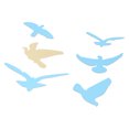 thumbnail image 1 of Wall Sticker, Bright Light Weight Bird Shape Sticker DIY  for Decoration Silver,Gold,Black, 1 of 7
