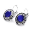 thumbnail image 1 of Pendientes de moda estilo étnico bohemio retro exagerados con hebilla de ojo de gato Pendientes de joyería Material duradero Uso versátil, 1 of 5