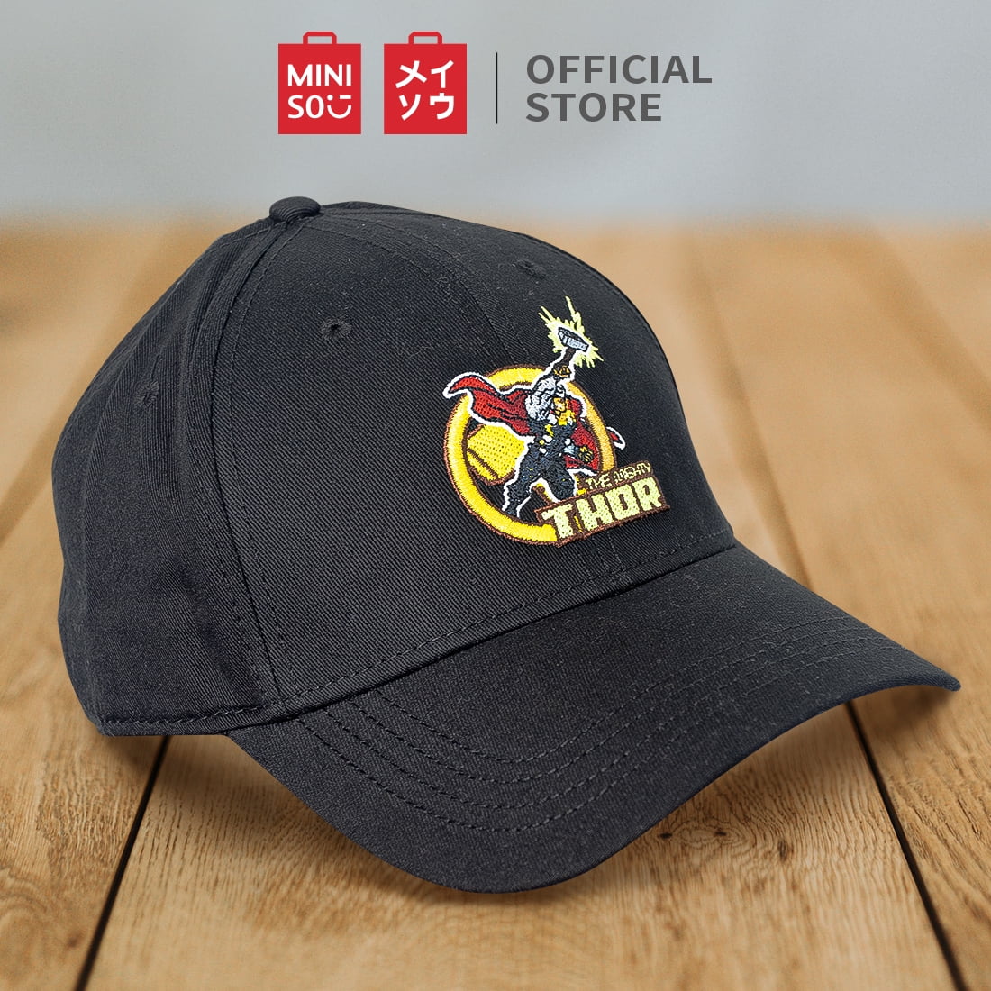 MINISO Marvel Baseball Caps Polo Style Adjustable Size Dads Hats 