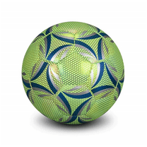 Luminous Size 4 Soccer Ball, Dazzling Glow in the Dark Training and Game Ball, Long-Lasting Brightness
