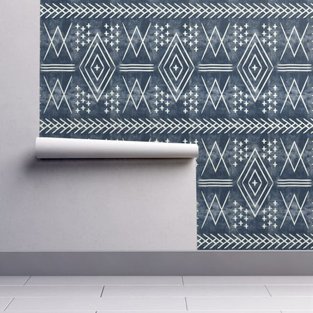 Peel-and-Stick Removable Wallpaper Moroccan Tribal Mud Cloth Trendy Cute