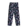 thumbnail image 5 of Easygdp Love Butterflies Men's Pajama Pant, Sleep Elastic Waistband Lounge Pants - X-Large, 5 of 9