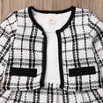 thumbnail image 6 of Kiapeise Toddler Baby Girls Winter Clothes Plaid Coat Tops+Tutu Dress Formal Outfits, 6 of 9