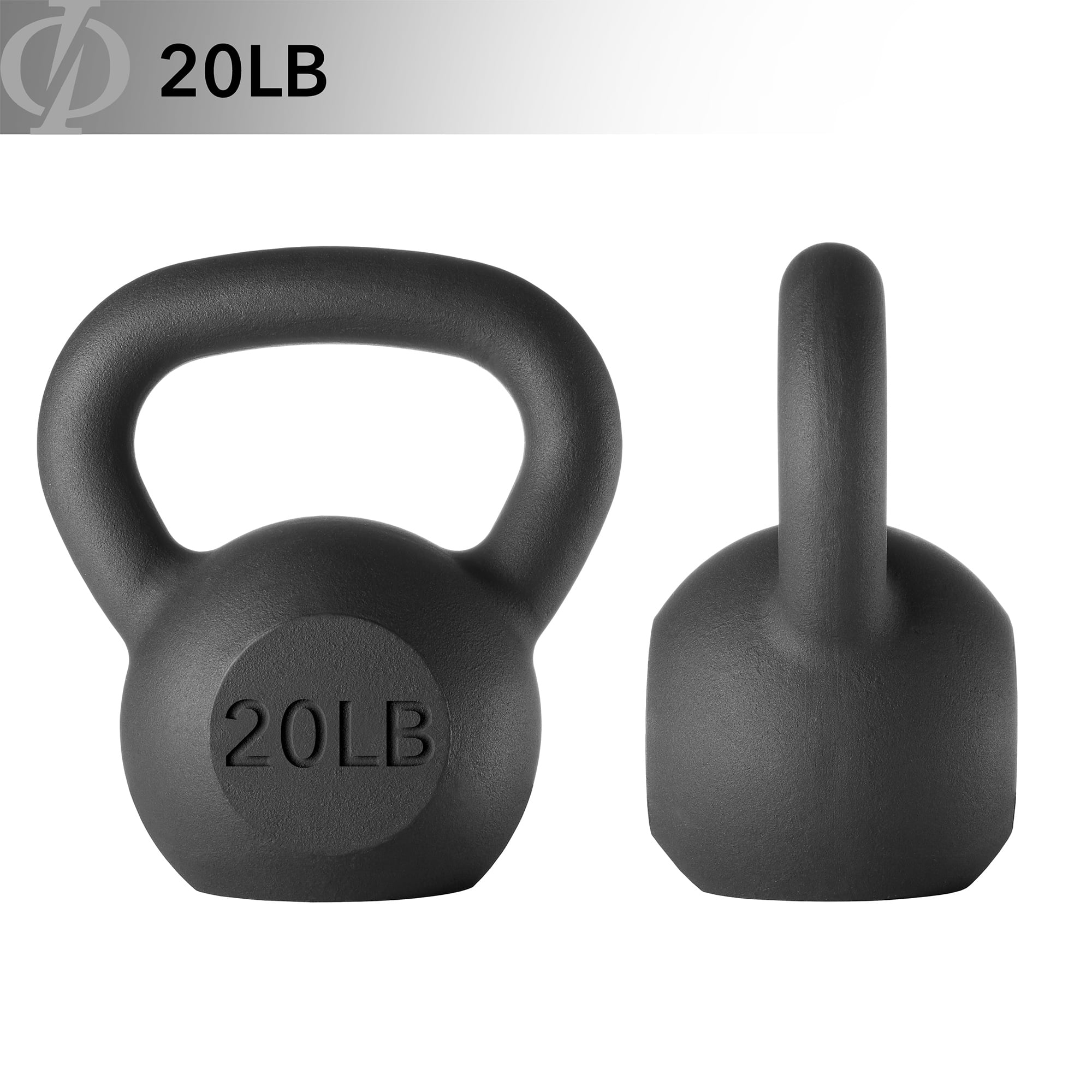 andrageren Fjendtlig Regn Philosophy Gym Cast Iron Kettlebell Weight, 20 lbs - Walmart.com