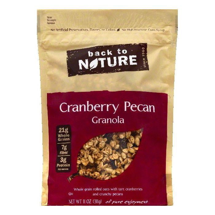 Back To Nature Cranberry Pecan Granola 11 Oz Pack Of 6 Walmart Com Walmart Com