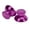 Violet, variante sur 2 Pcs Joystick Métalliques en Alliage d'Aluminium, Joysticks Analogiques en Métal Bâton Contrôleur pour Accessoires de Console de Jeu Portative, Design Texturé, Couleurs Vives, Remplacement Idéal
