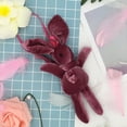 thumbnail image 2 of Nmdmisc Rabbit Plush Pendant Doll,Wishing Rabbit Bouquet Accessories,Valentine's Day Pendant Flower Decoration Gift (Red), 2 of 3