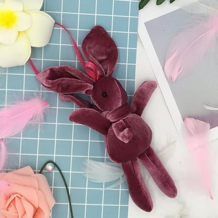 

wanyng plush pendant rabbit doll valentine s day pendant flower decoration gift one size