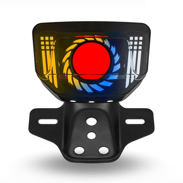 Luz trasera LED con escaneo de animación dinámica, respiración DRL, motocicleta