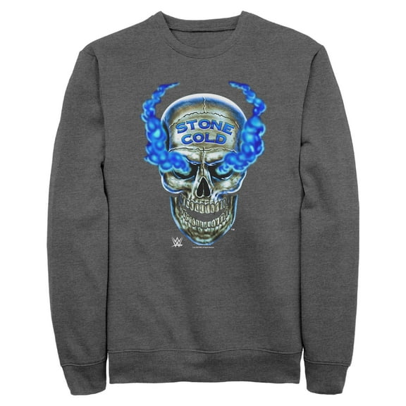 Mens WWE Stone Cold Smoke Skull Sweatshirt
