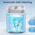 thumbnail image 4 of Pebble Ice Maker with Soft Chewable Pellet Ice, 33Lbs/Day, Self-Cleaning, One-Click Operation, Portable Nugget Ice Machine for Home Office Kitchen Bar Party, 4 of 6