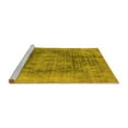 thumbnail image 2 of Ahgly Company Machine Washable Indoor Rectangle Oriental Yellow Industrial Area Rugs, 2' x 5', 2 of 4