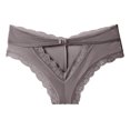 thumbnail image 5 of Fvwitlyh Bas Résille pour Femmes Aguichant Culottes Transparentes en Dentelle à Empiècements en Coton Ajourées Respirantes de Qualité Gris,P, 5 of 5