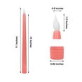 thumbnail image 2 of BalsaCircle 8 Pink 11" LED Mixed Taper Flameless Candles Lights Wedding Reception, 2 of 7