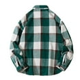 thumbnail image 4 of UYYX Flannel Shirts For Men Winter Shirts For Men Mens Flannel Shirts Long Sleeve Flannel Shirt For Men Casual Button Down Brushed Shirt XXXXXL, 4 of 4