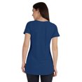 thumbnail image 5 of Inkmeso Womens Short Sleeve Button Tunic Top Cotton Tee Long Length Tshirt For Leggings, 5 of 8