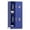 Blue, variant on Sapital 6 Door Metal Locker, Heavy-Duty Storage Locker with Hook, Storage Cabinet for Home, Office, Gym, Workshop, Gray