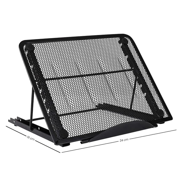 Base Soporte Laptop Malla Mesh Plegable Ajustable 6 Niveles