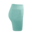 thumbnail image 6 of Mgmyaa Girls' Bike Shorts High-Waist Butt-Lifting Elastic Leggings Running Fitness Yoga Shorts with Pocket, 6 of 8
