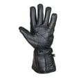 thumbnail image 2 of Dream Apparel Leather Gauntlet Gloves Motorcycle Winter Hand Gloves with Raincover Zipper Pocket, 2 of 4