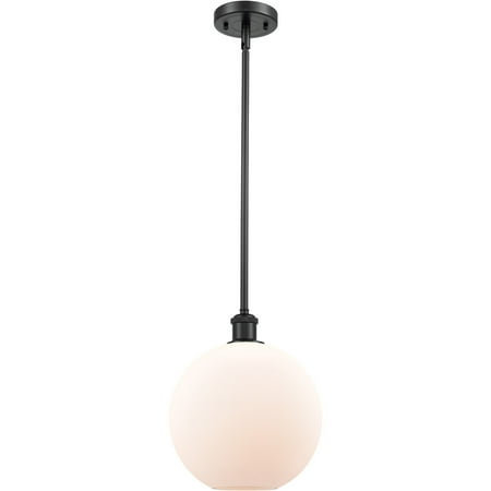 

Matte Black Tone Pendants 10 Wide Steel/Cast Brass/Glass Medium Base LED 1 Light Fixture
